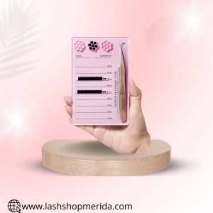 Tabla Porta Pestañas Rosa