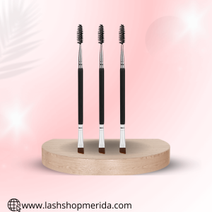 Pincel Angular para Cejas con Cepillo